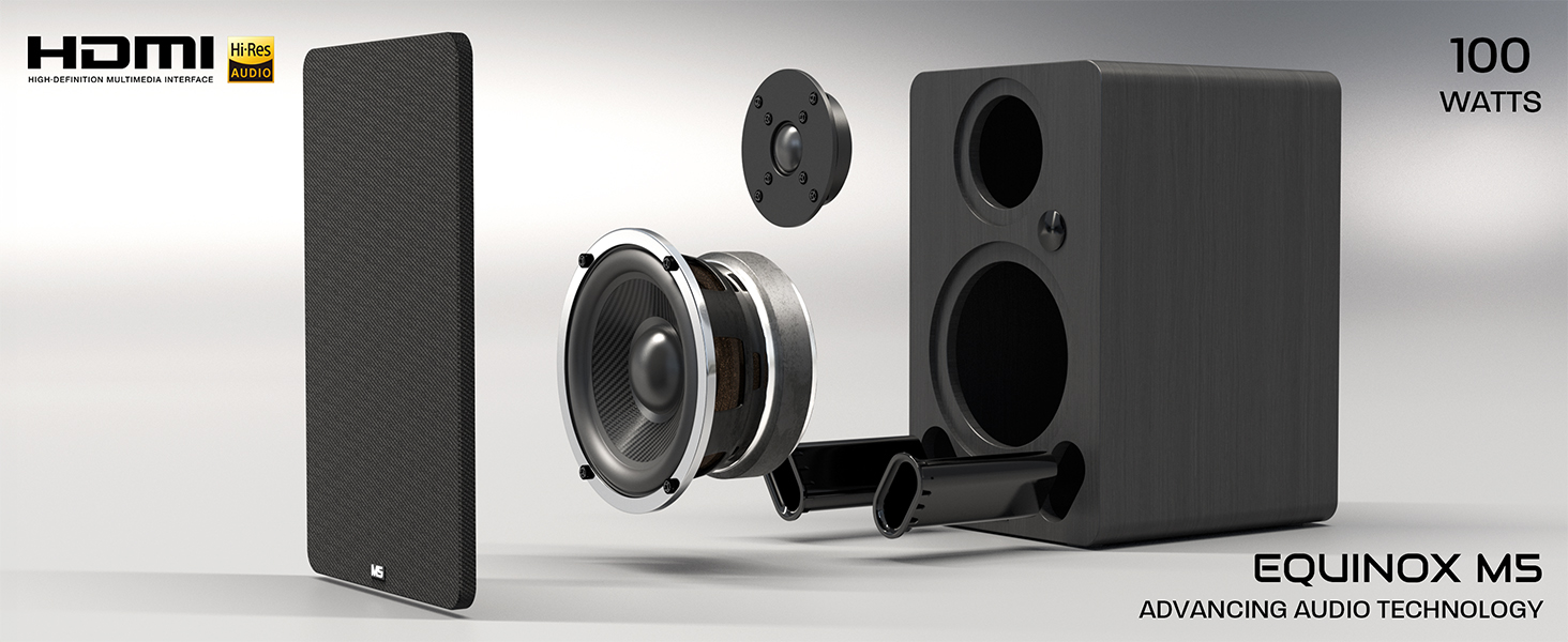 Azatom Equinox M5 Bookshelf Speakers